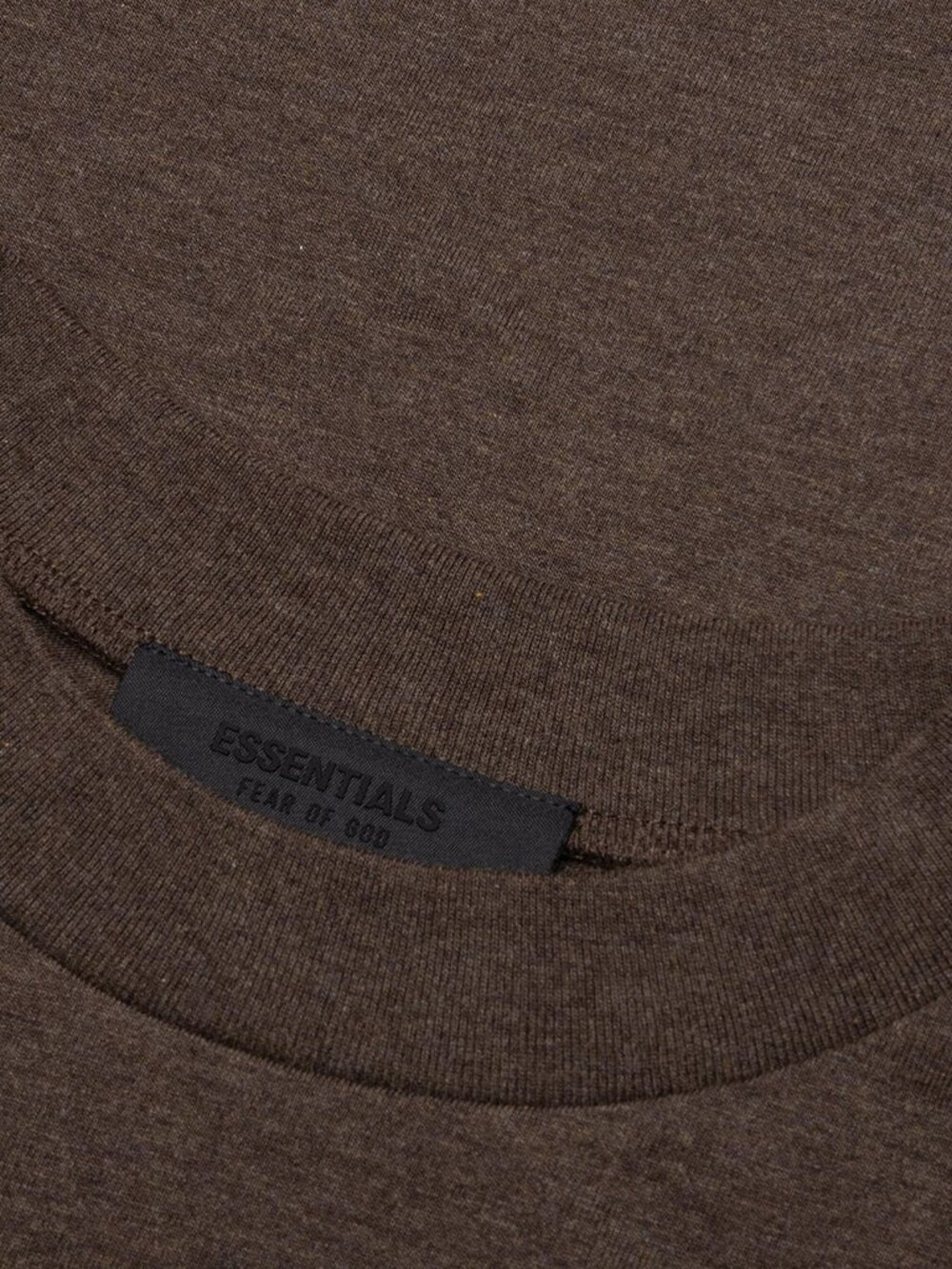 Fear of God Essentials S/S Tee Heather Wood XL NWT Relaxed Fit Streetwear - Picture 3 of 4